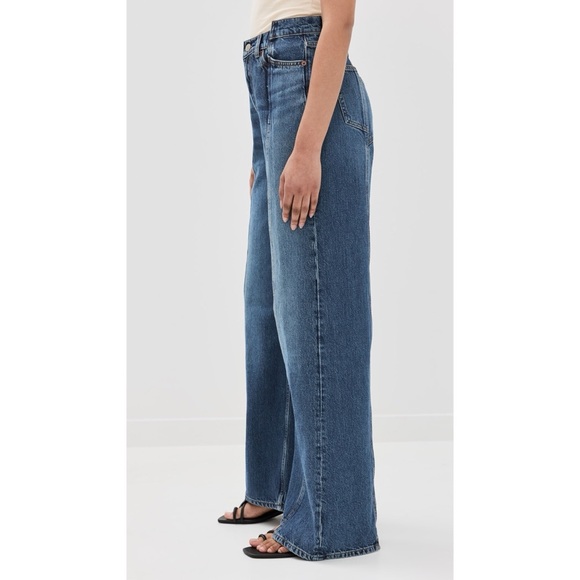 Reformation | Cary High Rise Slouchy Wide Leg Jeans in Cabo Reworked Wash - Picture 3 of 16